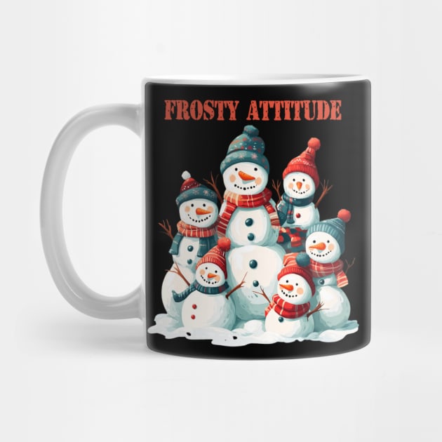 Frosty Attitude Snowman Family by Jo Palmer